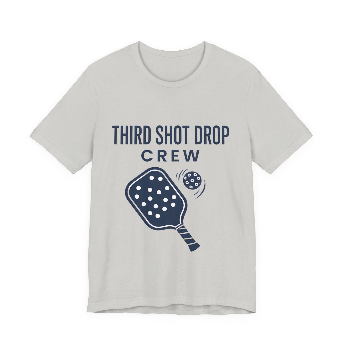 Third Shot Drop Crew Pickleball T-Shirt, Pickleball Player Tee