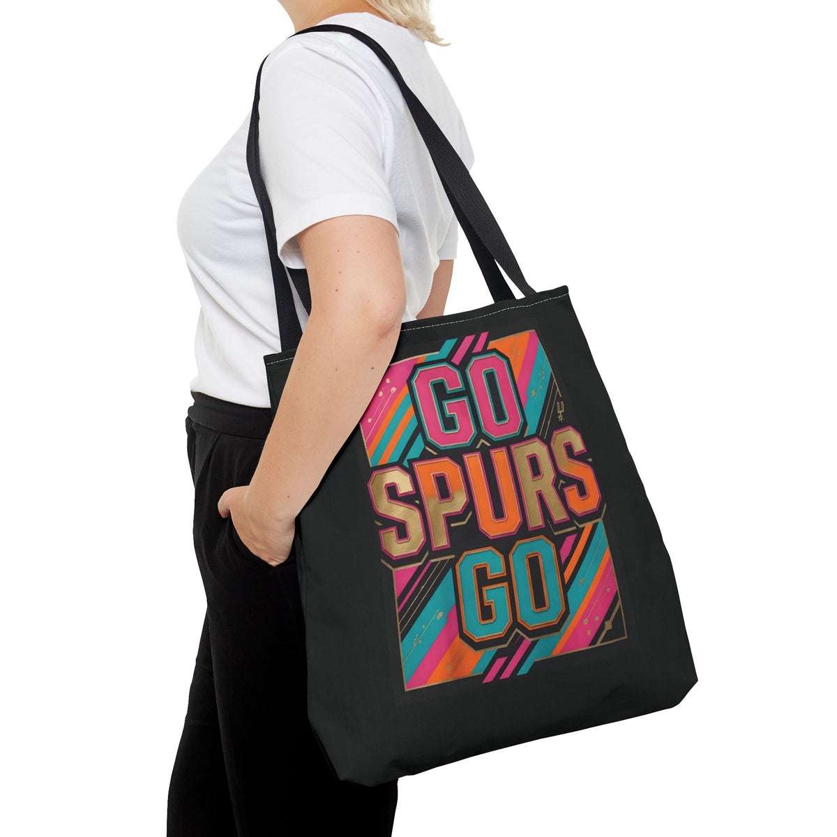 Copy of Copy of Go Spurs Go Logo Home & Garden Flag - San Antonio Spurs House Banner
