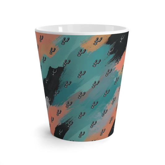 Basketball Mug for Coffee Lover, San Antonio Spurs Latte Cup, Ceramic Coffee Mug for Mom and Dad, Work From Home Desk Mug for Fan