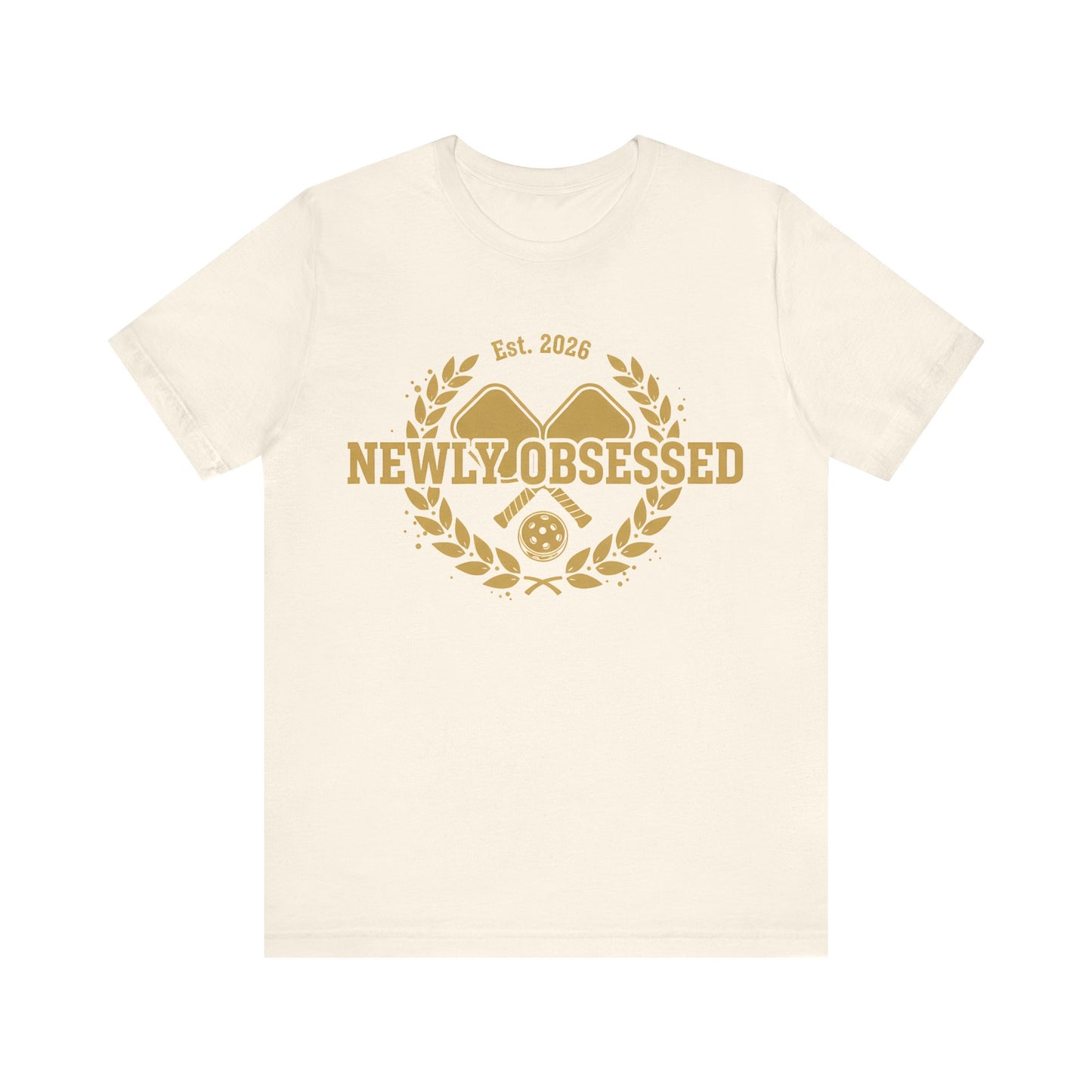Pickleball T-Shirt, Newly Obsessed Est 2026 Graphic Tee