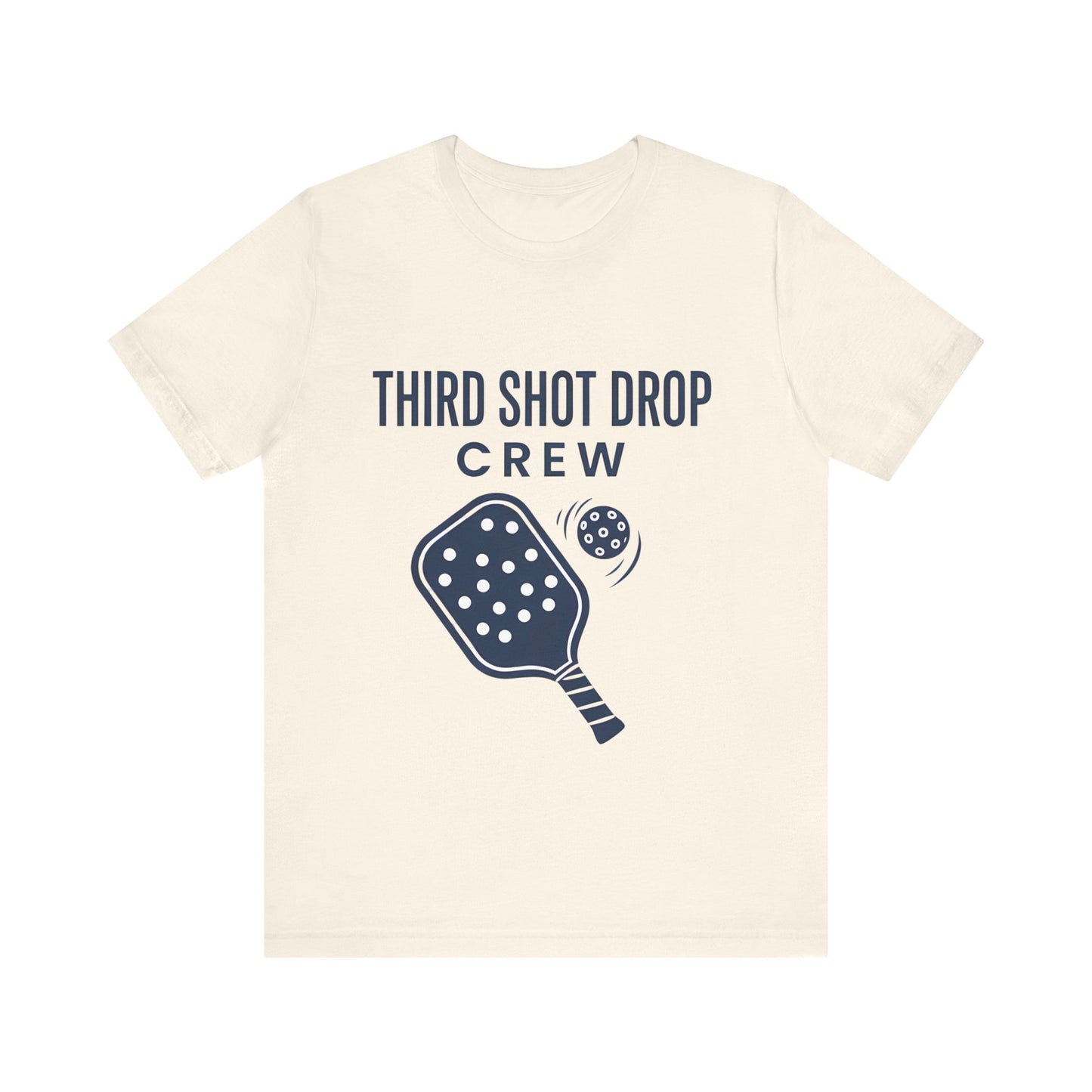 Third Shot Drop Crew Pickleball T-Shirt, Pickleball Player Tee