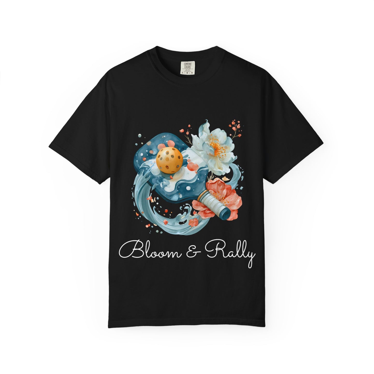 Bloom & Rally Floral Pickleball T-Shirt