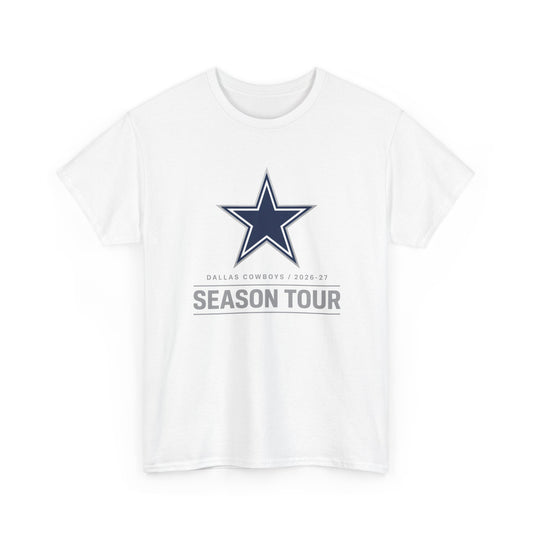 Dallas Cowboys Shirt for Men and Women, 2026-27 Schedule Tee for Fan, Football Season Game Day Outfit for Tailgate, Tee for Dad and Husband