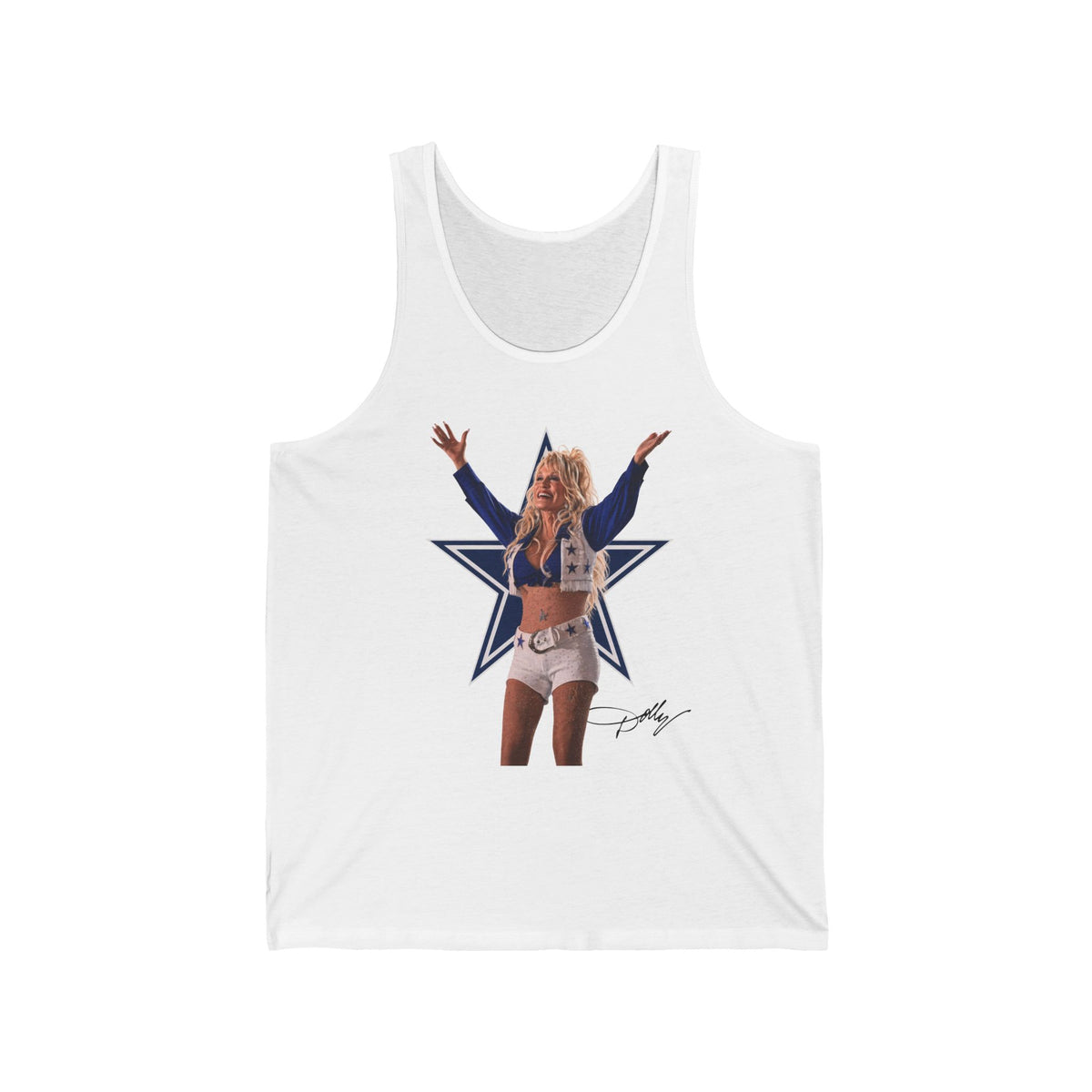 Tank Top for Dallas Fan, Dolly Parton Halftime Tank, Game Day Outfit for Her, Summer Watch Party Tank, Country Concert Top