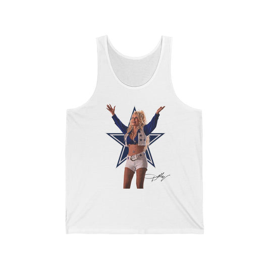 Tank Top for Dallas Fan, Dolly Parton Halftime Tank, Game Day Outfit for Her, Summer Watch Party Tank, Country Concert Top