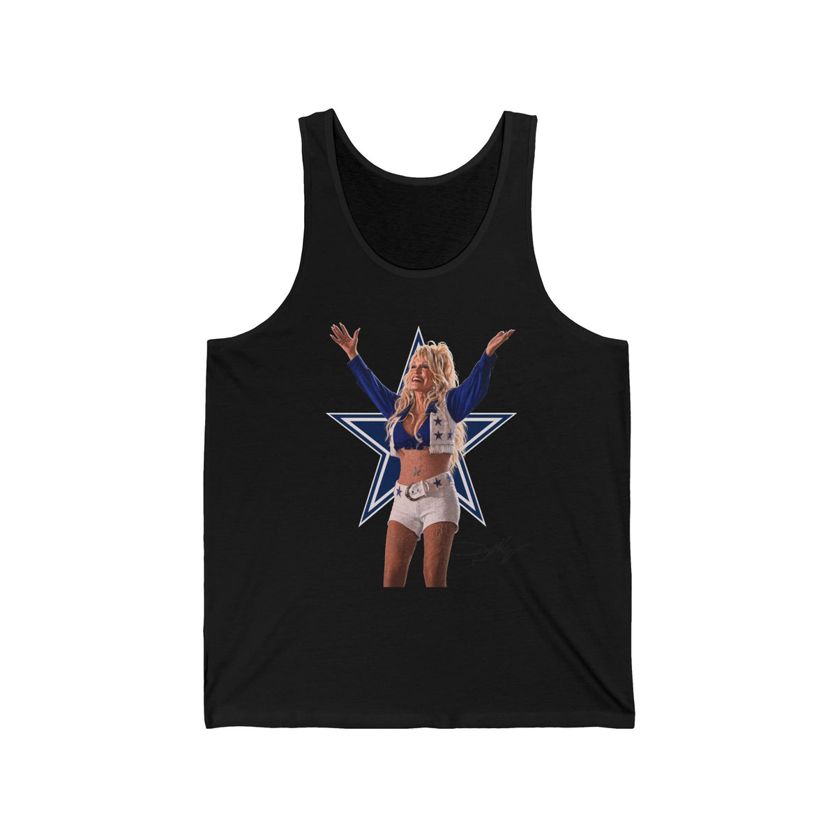 Tank Top for Dallas Fan, Dolly Parton Halftime Tank, Game Day Outfit for Her, Summer Watch Party Tank, Country Concert Top