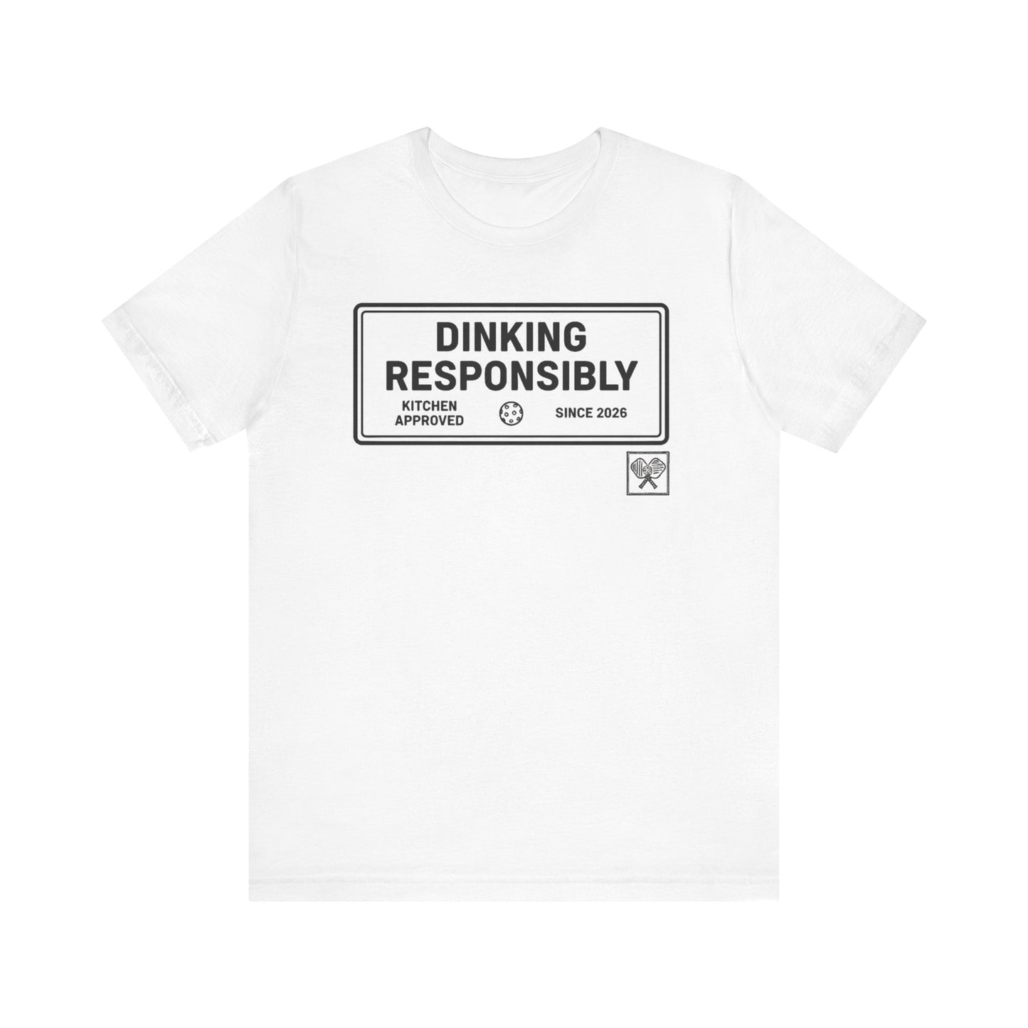 Dinking Responsibly Pickleball Shirt, Funny Pickleball Player Tee