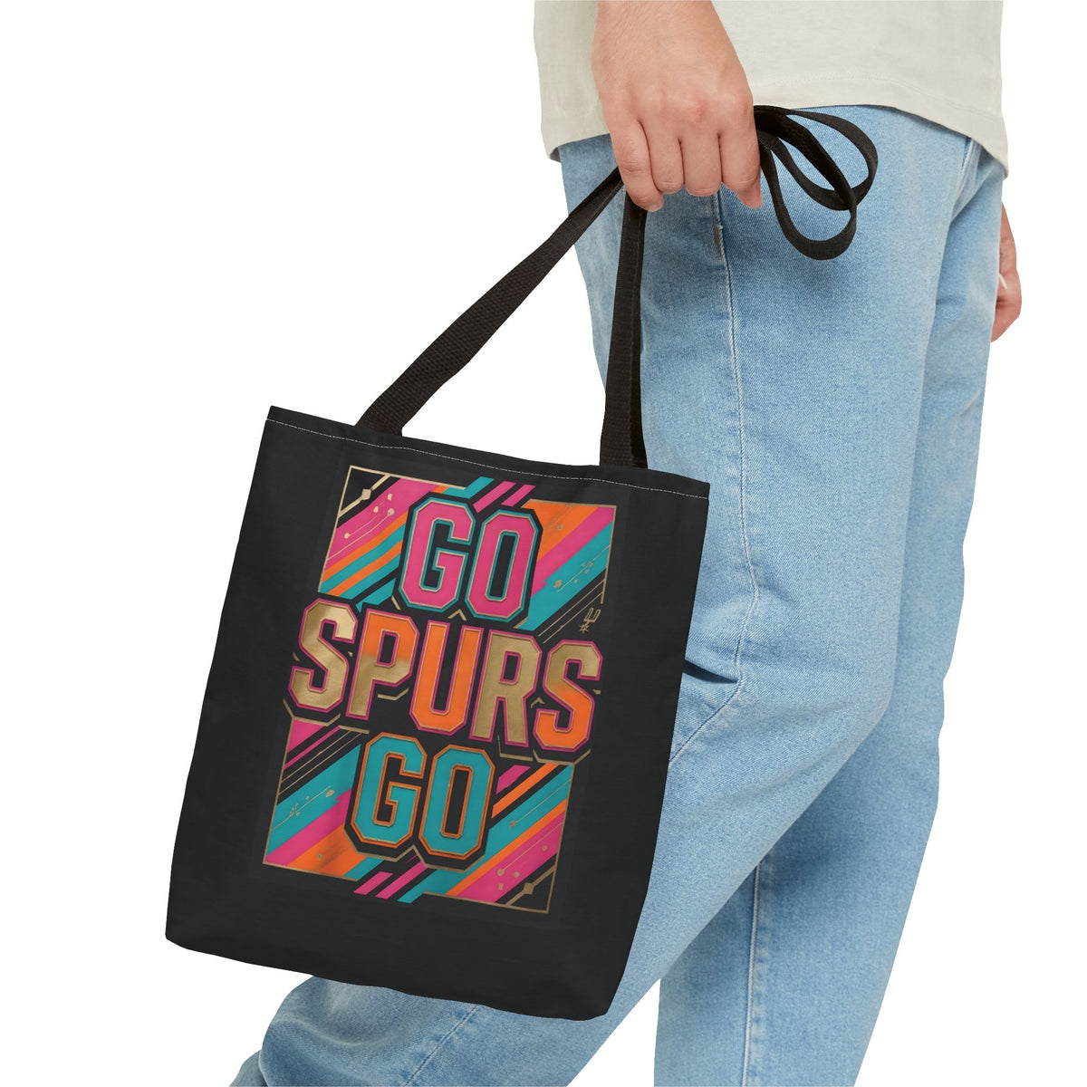 Copy of Copy of Go Spurs Go Logo Home & Garden Flag - San Antonio Spurs House Banner