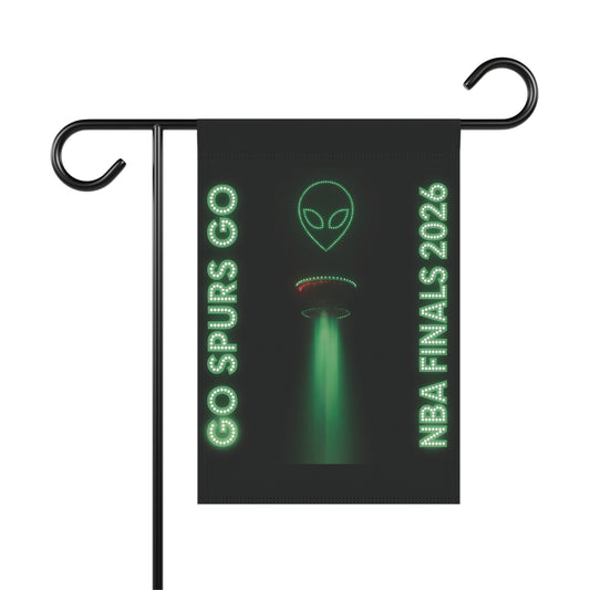 Wemby Alien Flag for San Antonio Fan, Tower of the Americas UFO Flag for Yard, Night Sky Banner for Porch, Alamo City Decor for Spurs Lover