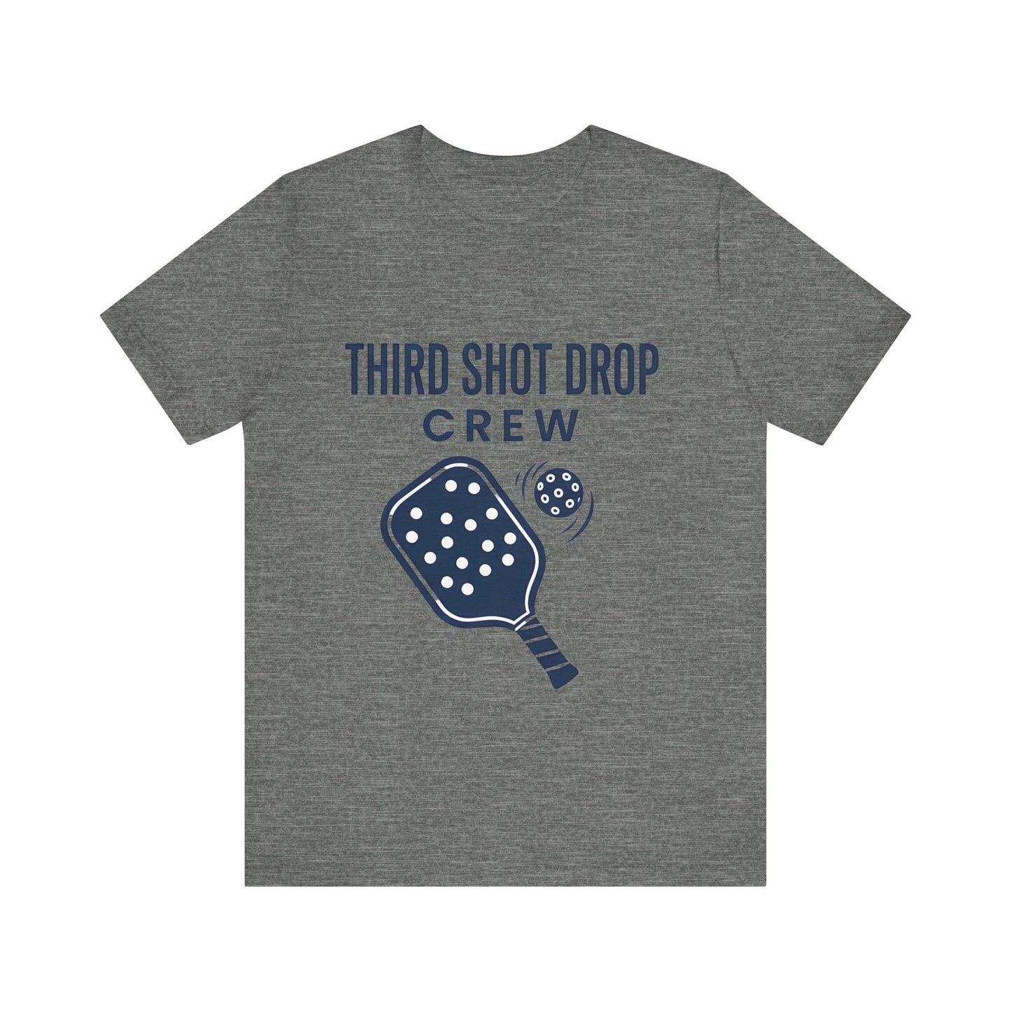 Third Shot Drop Crew Pickleball T-Shirt, Pickleball Player Tee