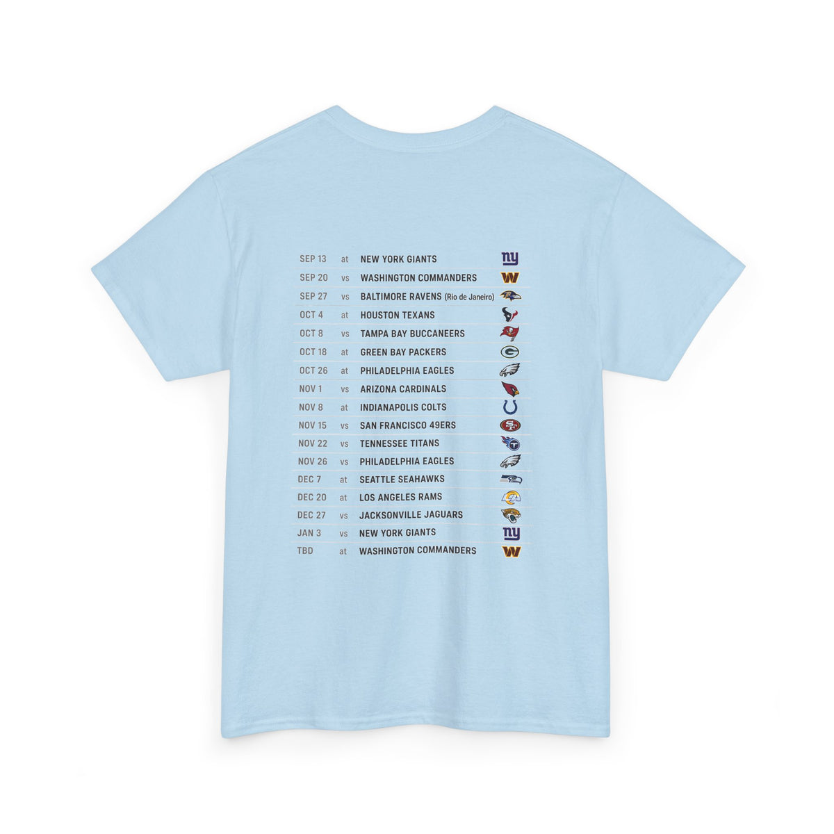 Dallas Cowboys Shirt for Men and Women, 2026-27 Schedule Tee for Fan, Football Season Game Day Outfit for Tailgate, Tee for Dad and Husband