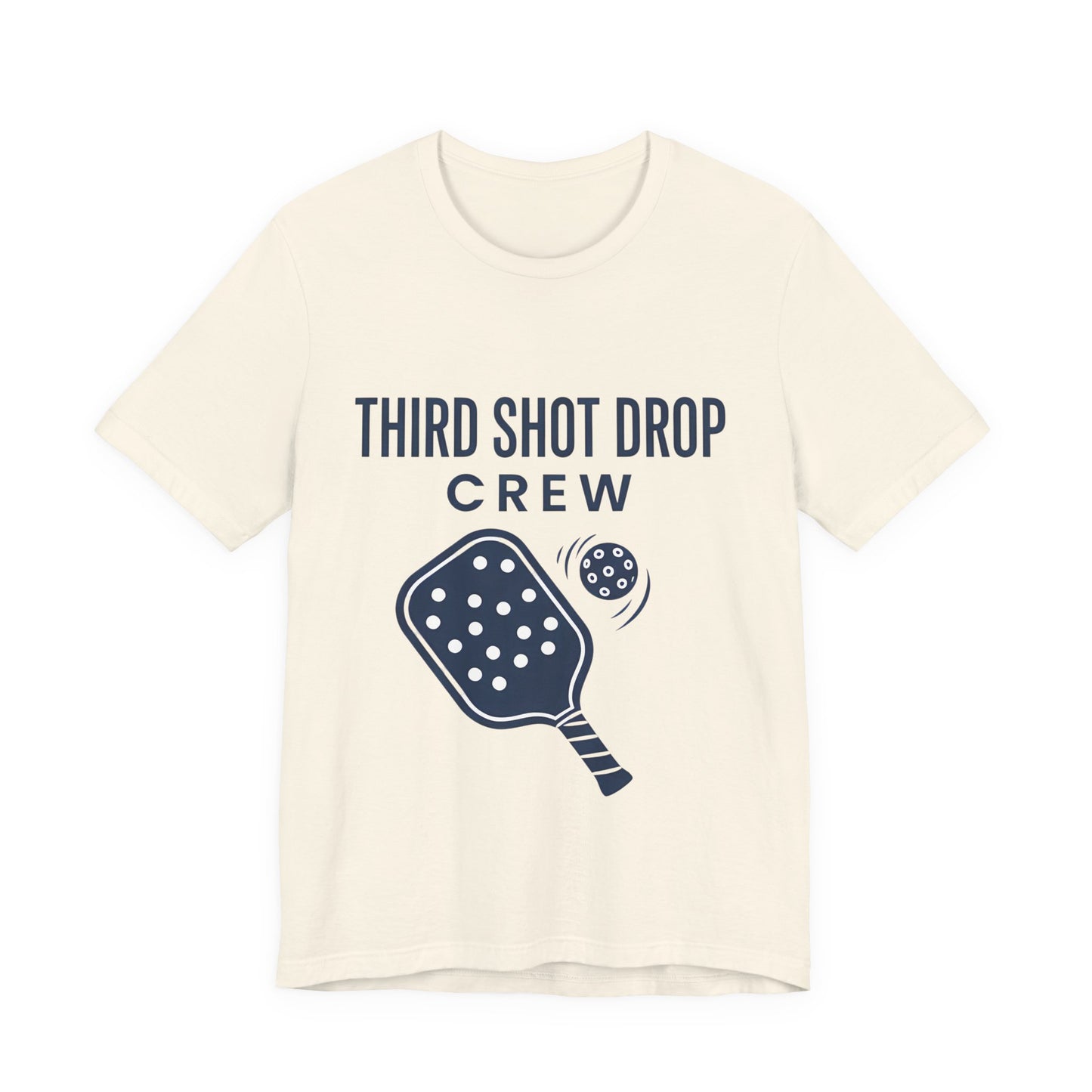 Third Shot Drop Crew Pickleball T-Shirt, Pickleball Player Tee