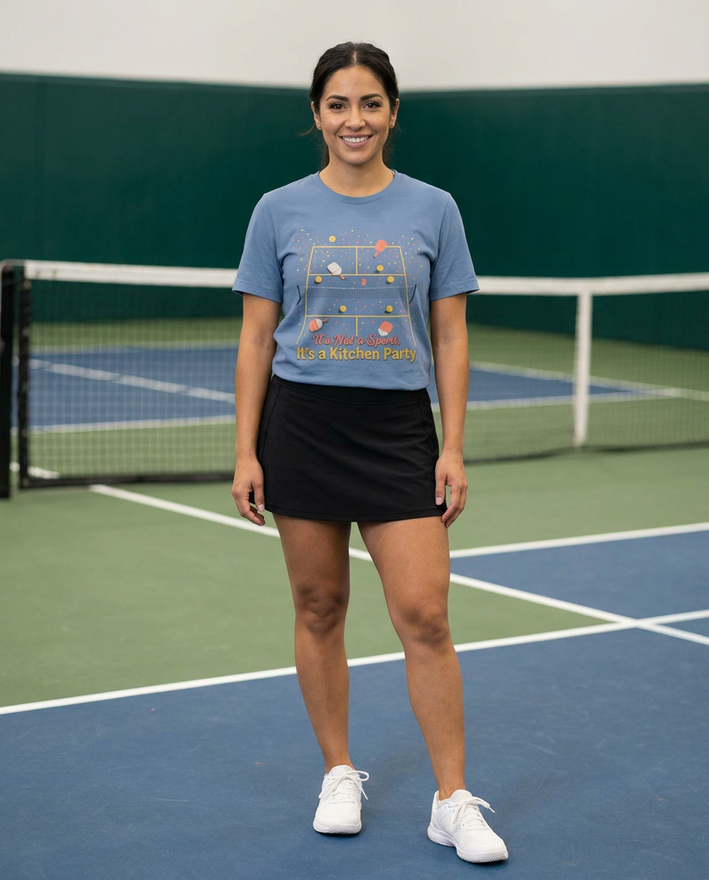Pickleball Kitchen Party Graphic Tee - Funny Pickleball Player Shirt