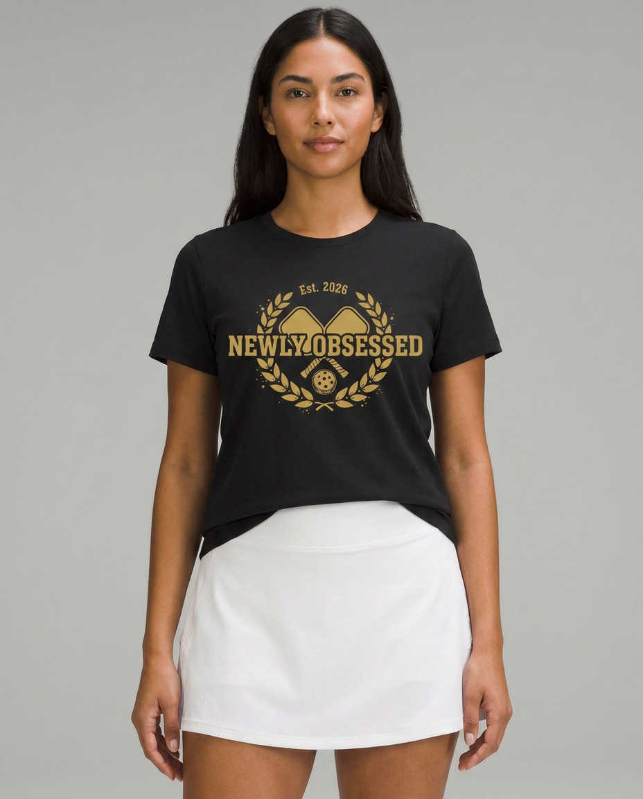 Pickleball T-Shirt, Newly Obsessed Est 2026 Graphic Tee