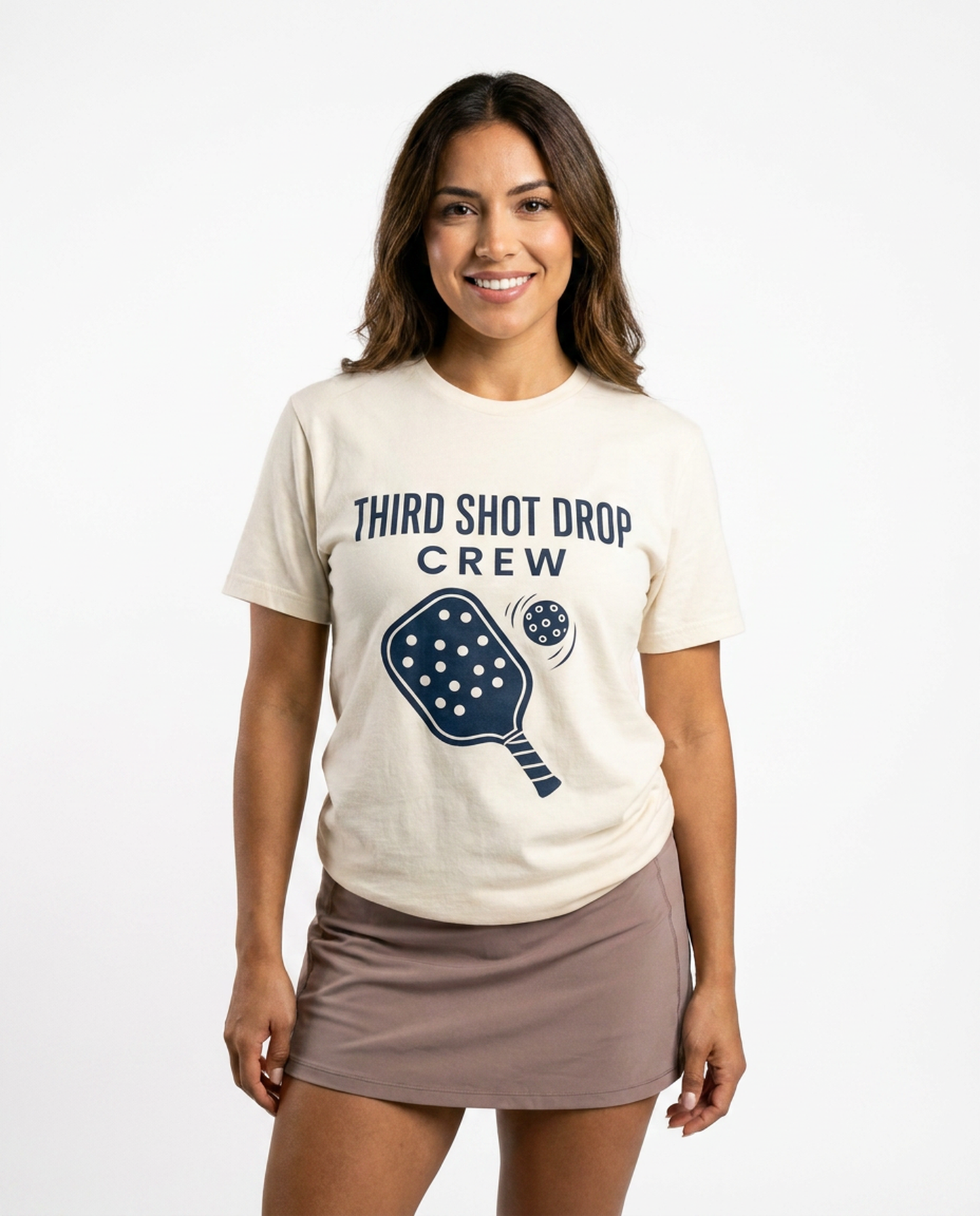 Third Shot Drop Crew Pickleball T-Shirt, Pickleball Player Tee