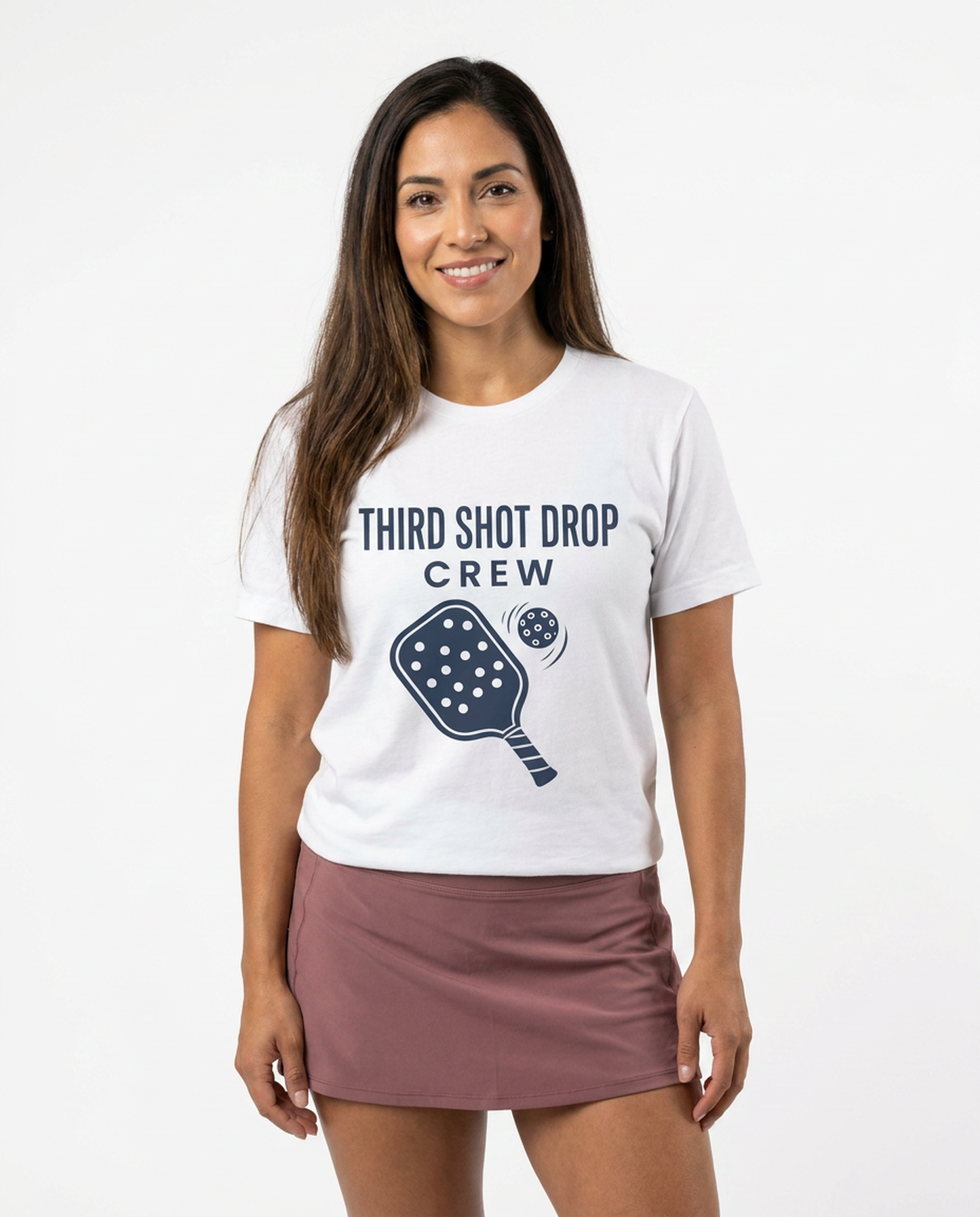 Third Shot Drop Crew Pickleball T-Shirt, Pickleball Player Tee