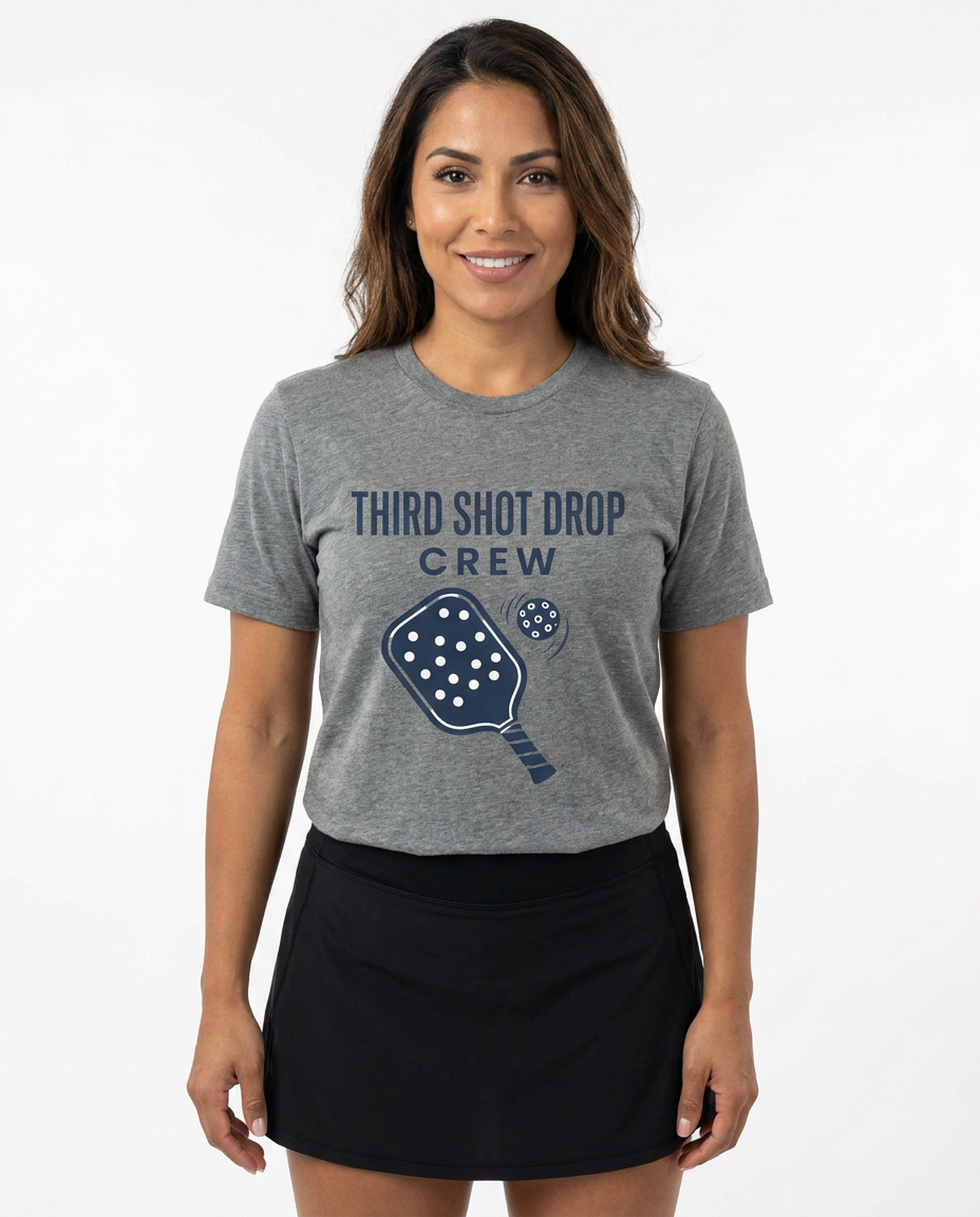 Third Shot Drop Crew Pickleball T-Shirt, Pickleball Player Tee
