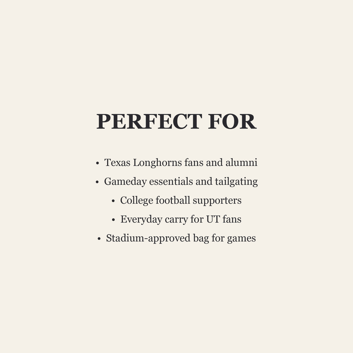 Longhorn Tote Bag for Women, Texas Football Fan Carryall, UT Austin Bag for Dad and Mom, Everyday Work Purse, Tailgate Accessories