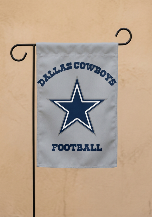 Dallas Cowboys Flag for Dad, NFL Garden Decor for Front Porch and Outdoor Yard, Football Season Banner, Game Day Yard Flag for Husband
