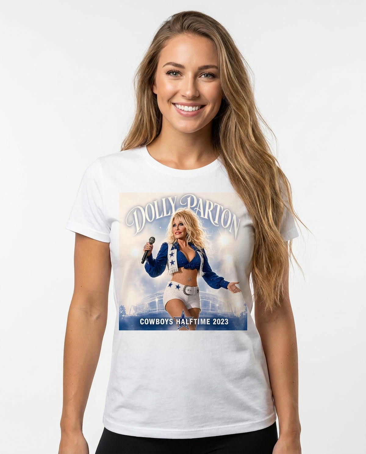 Dolly Parton Cowboys Halftime 2023 Tee, Country Music Performance Shirt
