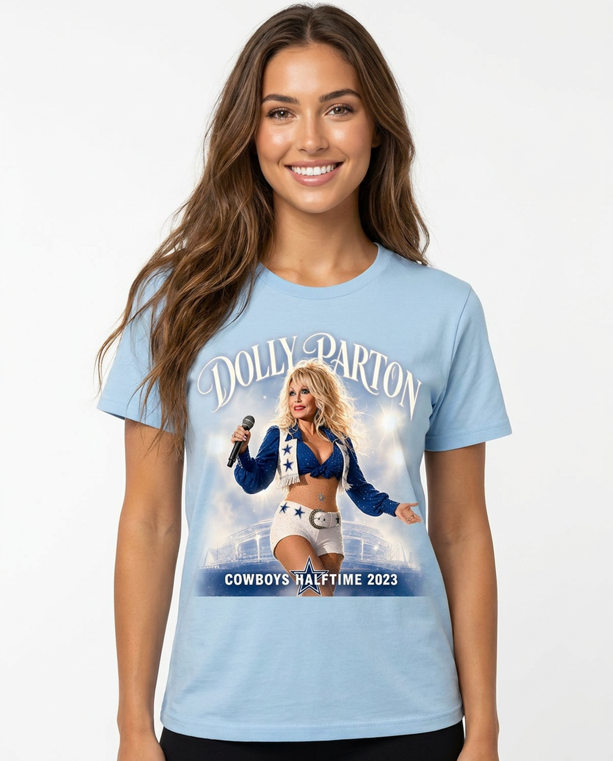 Dolly Parton Cowboys Halftime 2023 Tee, Country Music Performance Shirt