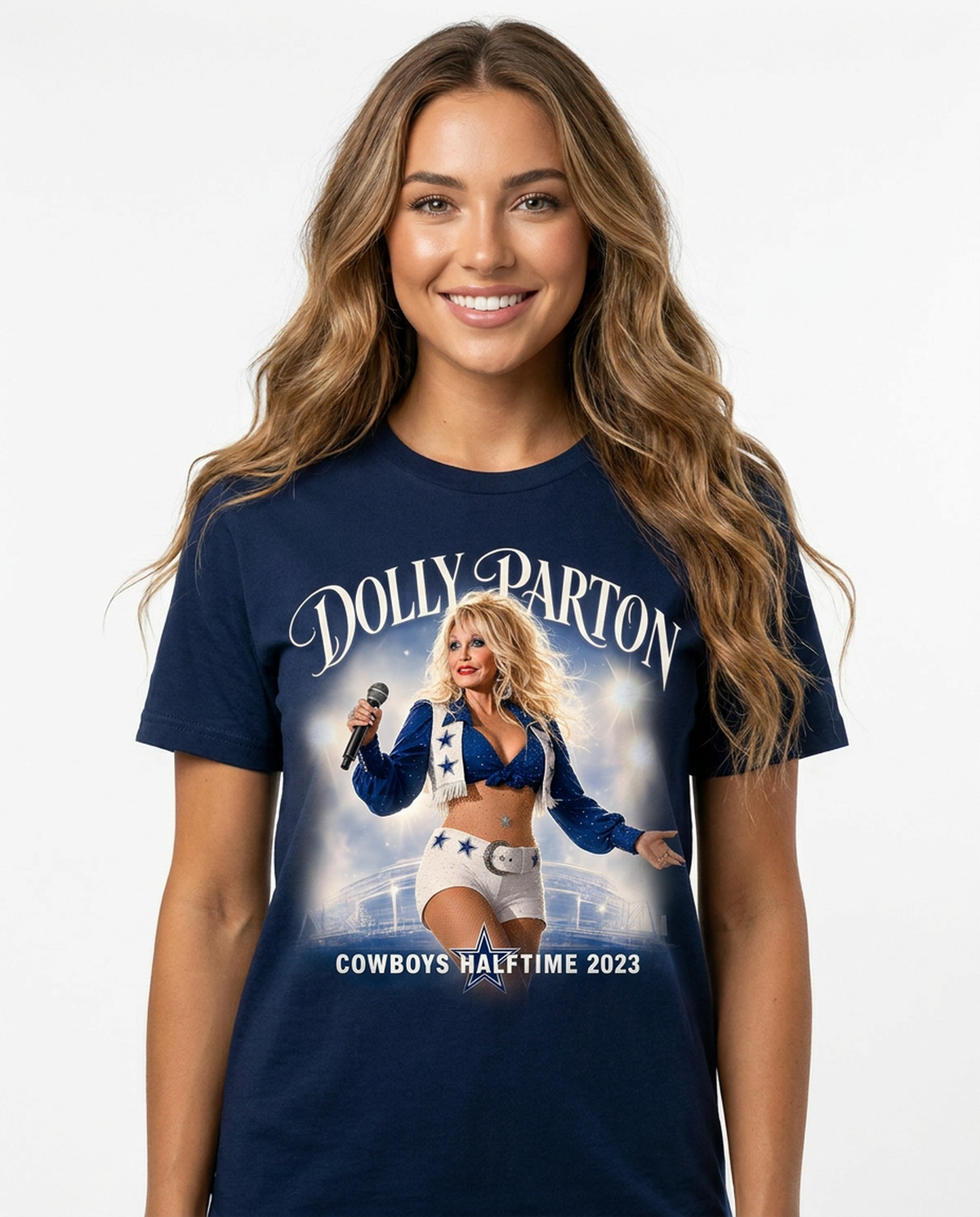 Dolly Parton Cowboys Halftime 2023 Tee, Country Music Performance Shirt