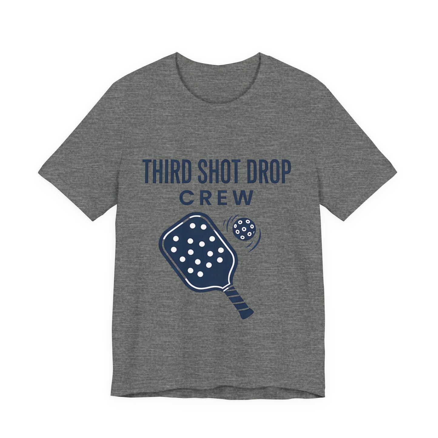 Third Shot Drop Crew Pickleball T-Shirt, Pickleball Player Tee