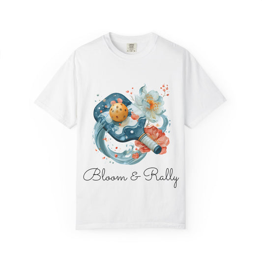 Bloom & Rally Floral Pickleball T-Shirt