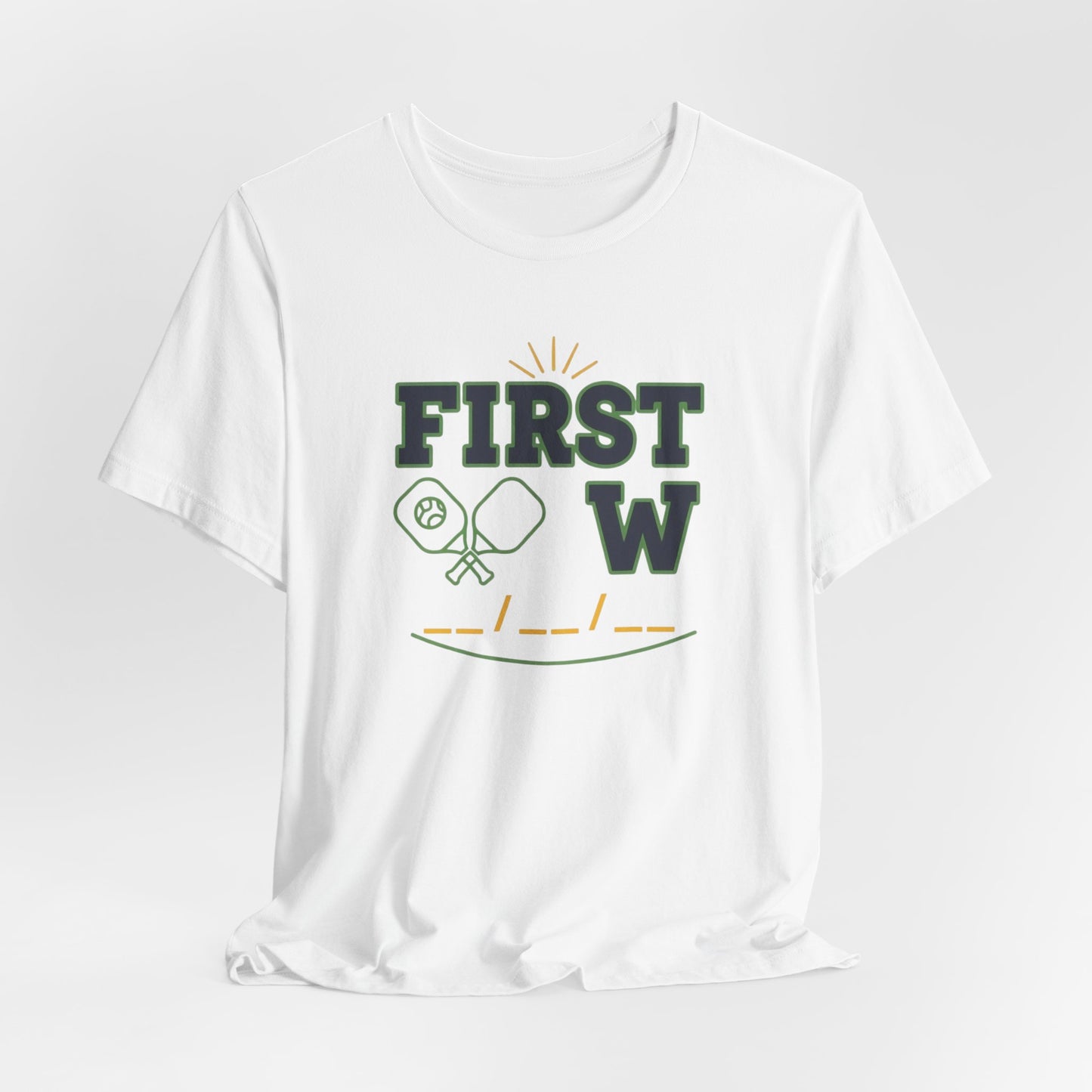 First W Pickleball Custom Date Milestone T-Shirt