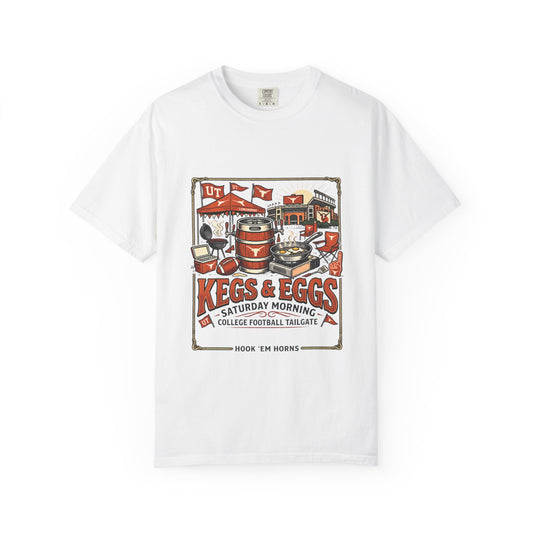 Longhorns Game Day Shirt for Women, Tailgate Tee for Saturday Morning, College Football Outfit, Hook Em Comfort Colors Top for UT Fan