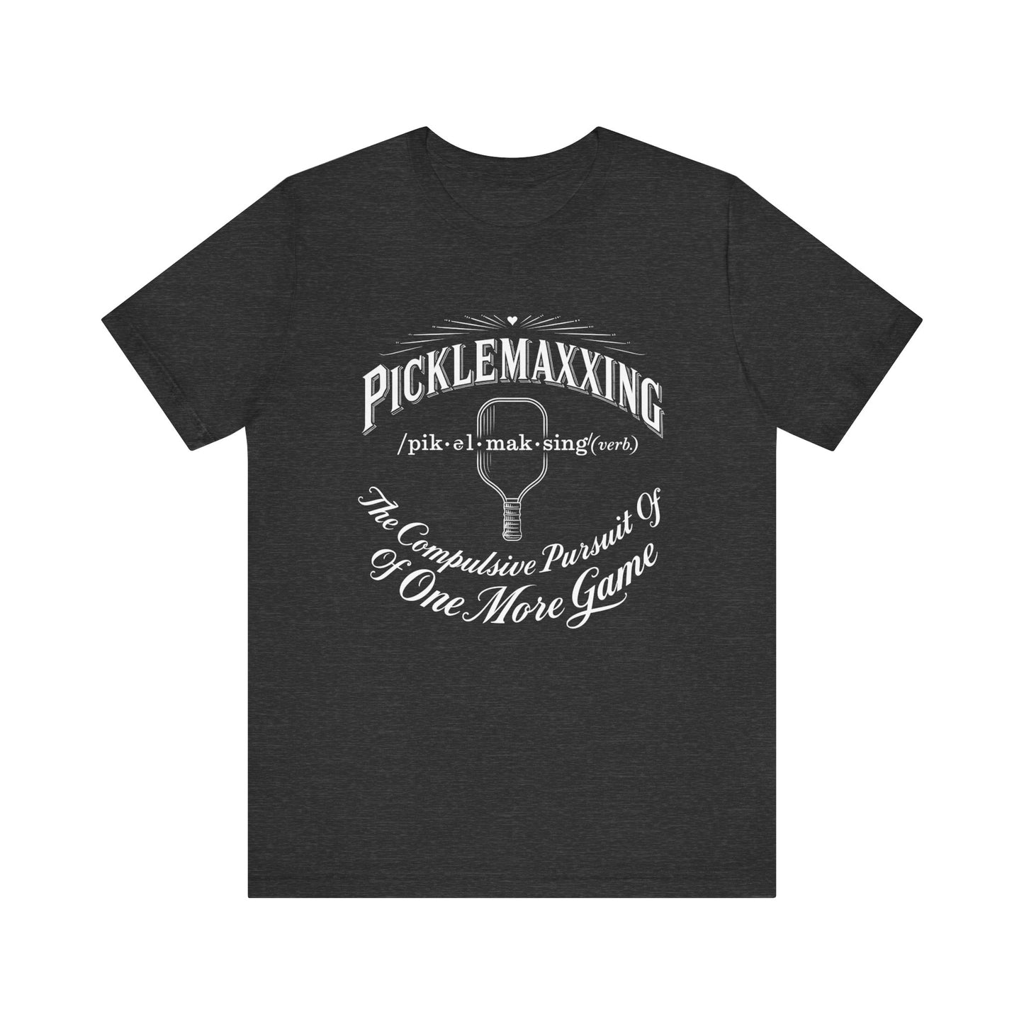 Picklemaxxing Pickleball T-Shirt, Vintage Dictionary Print Tee for Players