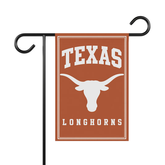 Texas Longhorns Garden Flag for Mom, UT Fan Porch Decor, Game Day Yard Banner for Football Season, Hook Em Flag for Dad and Grad