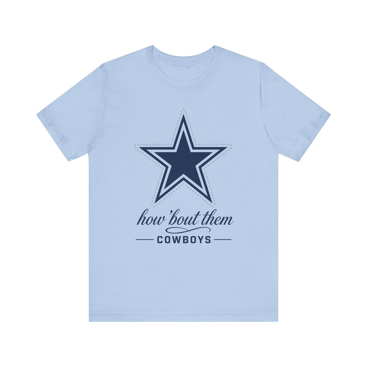 Cowboys Tshirt for Women, How Bout Them Dallas Football Tee for Game Day, Sunday Watch Party Top for Her, Fan Shirt for Wife and Girlfriend