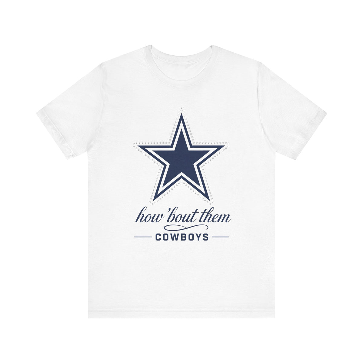 Cowboys Tshirt for Women, How Bout Them Dallas Football Tee for Game Day, Sunday Watch Party Top for Her, Fan Shirt for Wife and Girlfriend