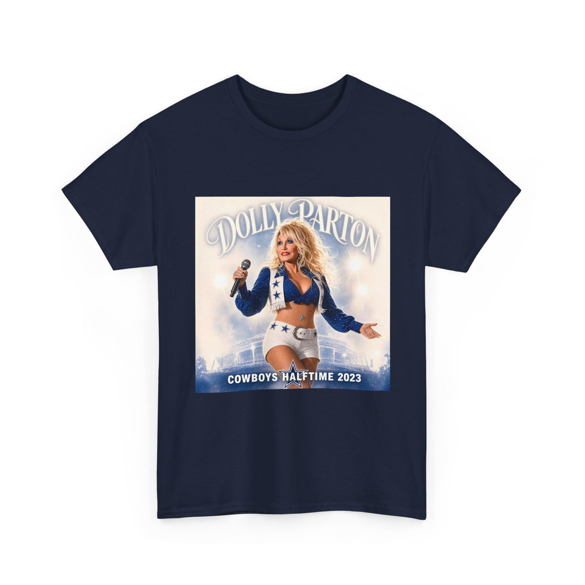 Game Day Shirt for Dallas Fan, Dolly Halftime 2023 Tee, Stadium Tailgate Outfit, Sunday Football Watch Party Top for Her