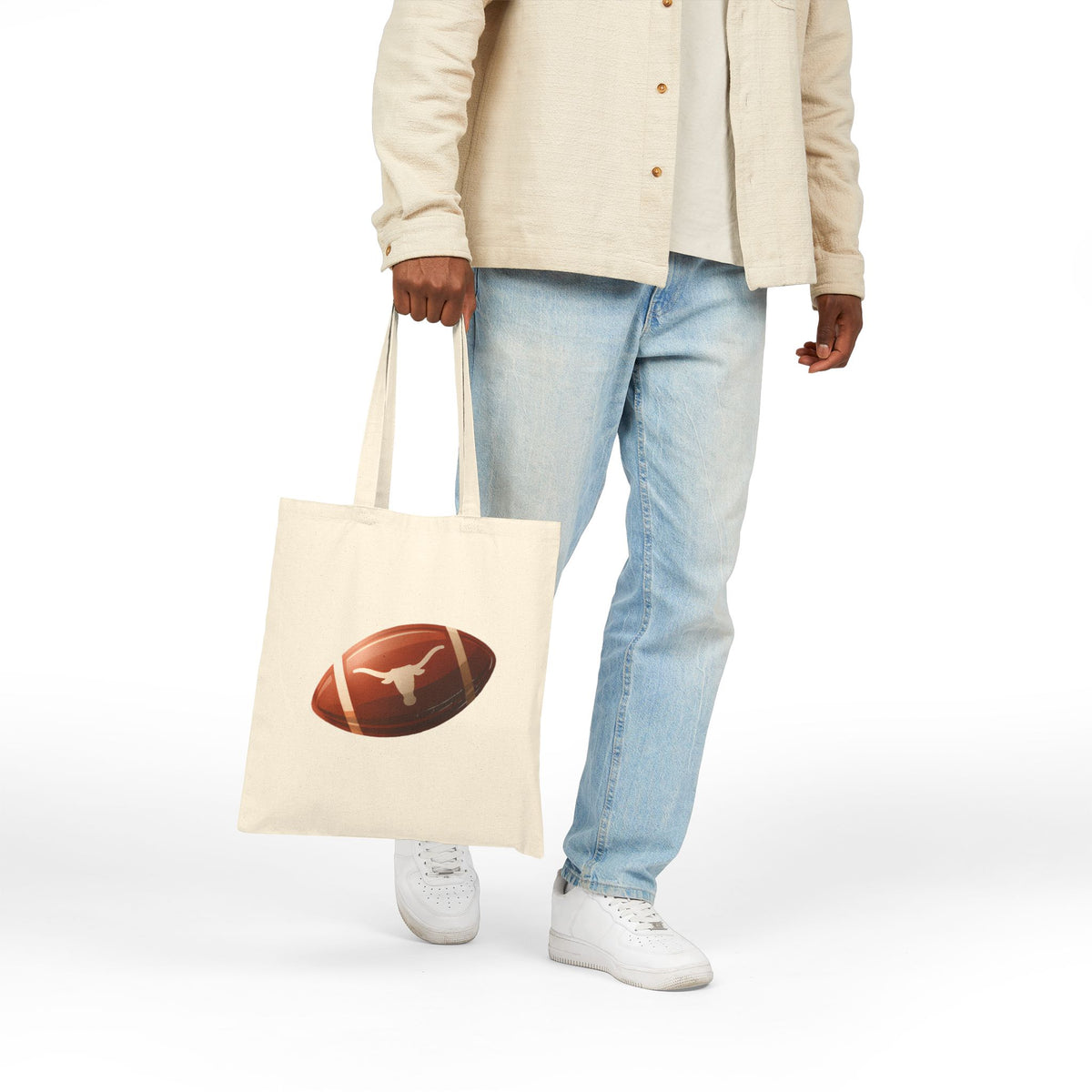 Longhorn Tote Bag for Women, Texas Football Fan Carryall, UT Austin Bag for Dad and Mom, Everyday Work Purse, Tailgate Accessories