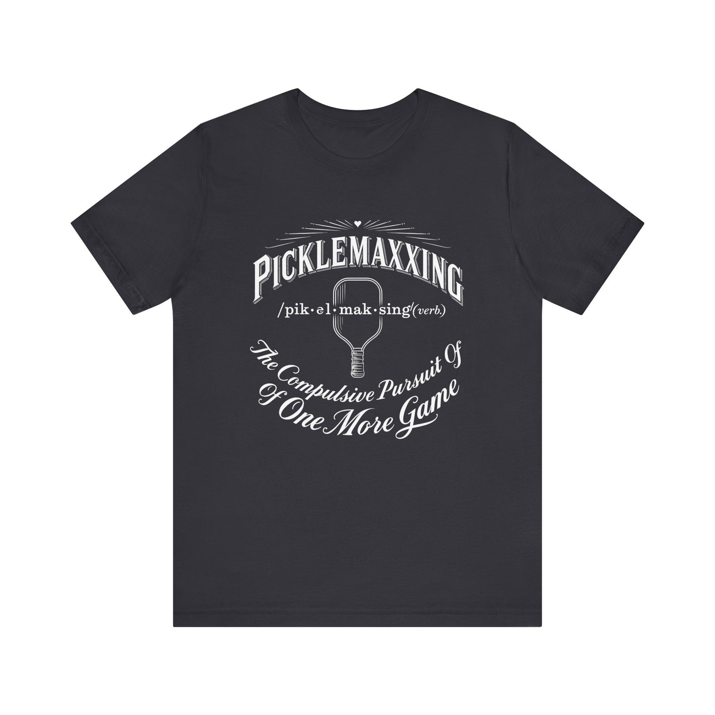 Picklemaxxing Pickleball T-Shirt, Vintage Dictionary Print Tee for Players