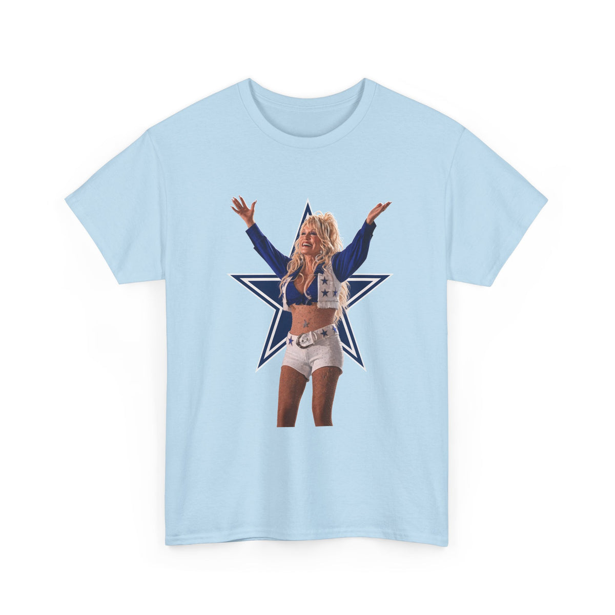 Dolly Cowboys Shirt for Women, Touchdown Season Game Day Tee, Cheer Coach Top, Football Mom Tshirt for Dallas Girl and Sister