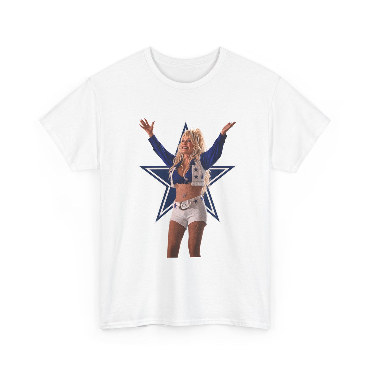 Dolly Cowboys Shirt for Women, Touchdown Season Game Day Tee, Cheer Coach Top, Football Mom Tshirt for Dallas Girl and Sister
