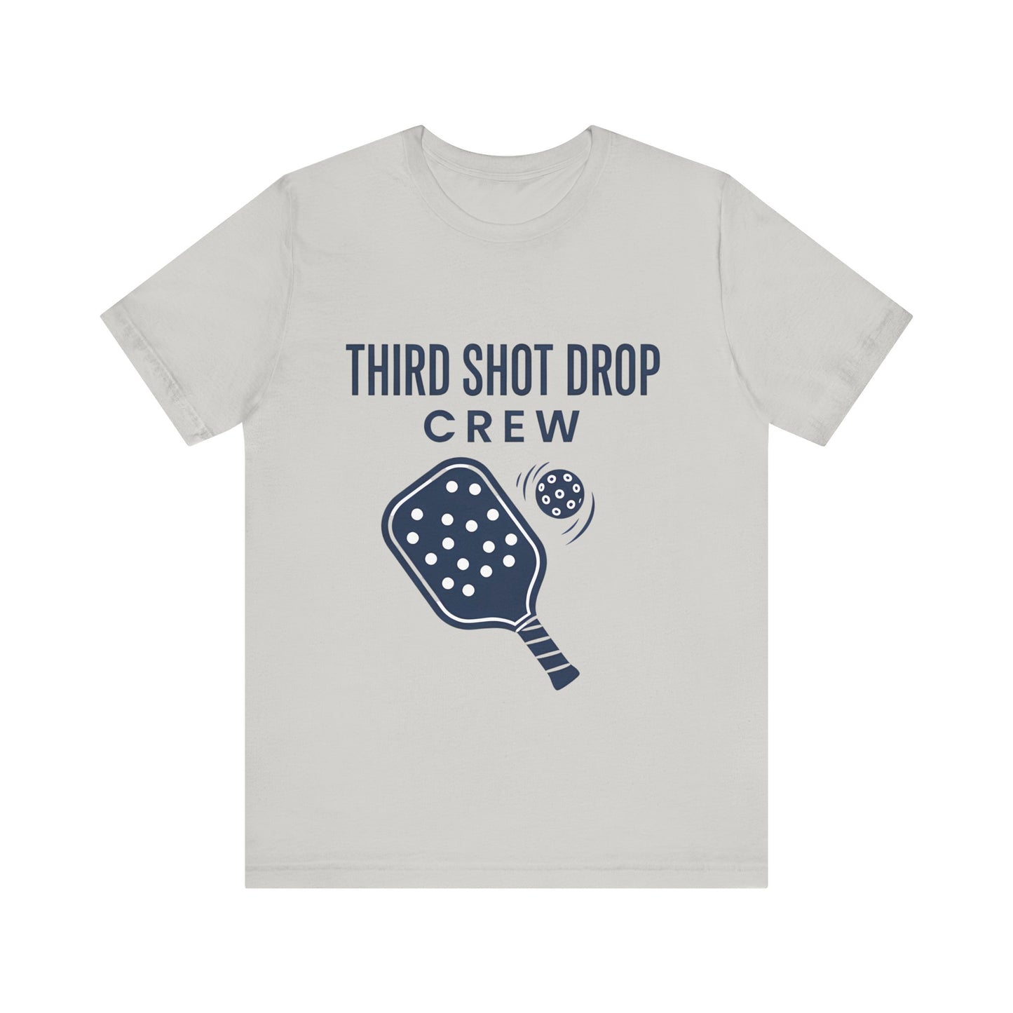 Third Shot Drop Crew Pickleball T-Shirt, Pickleball Player Tee