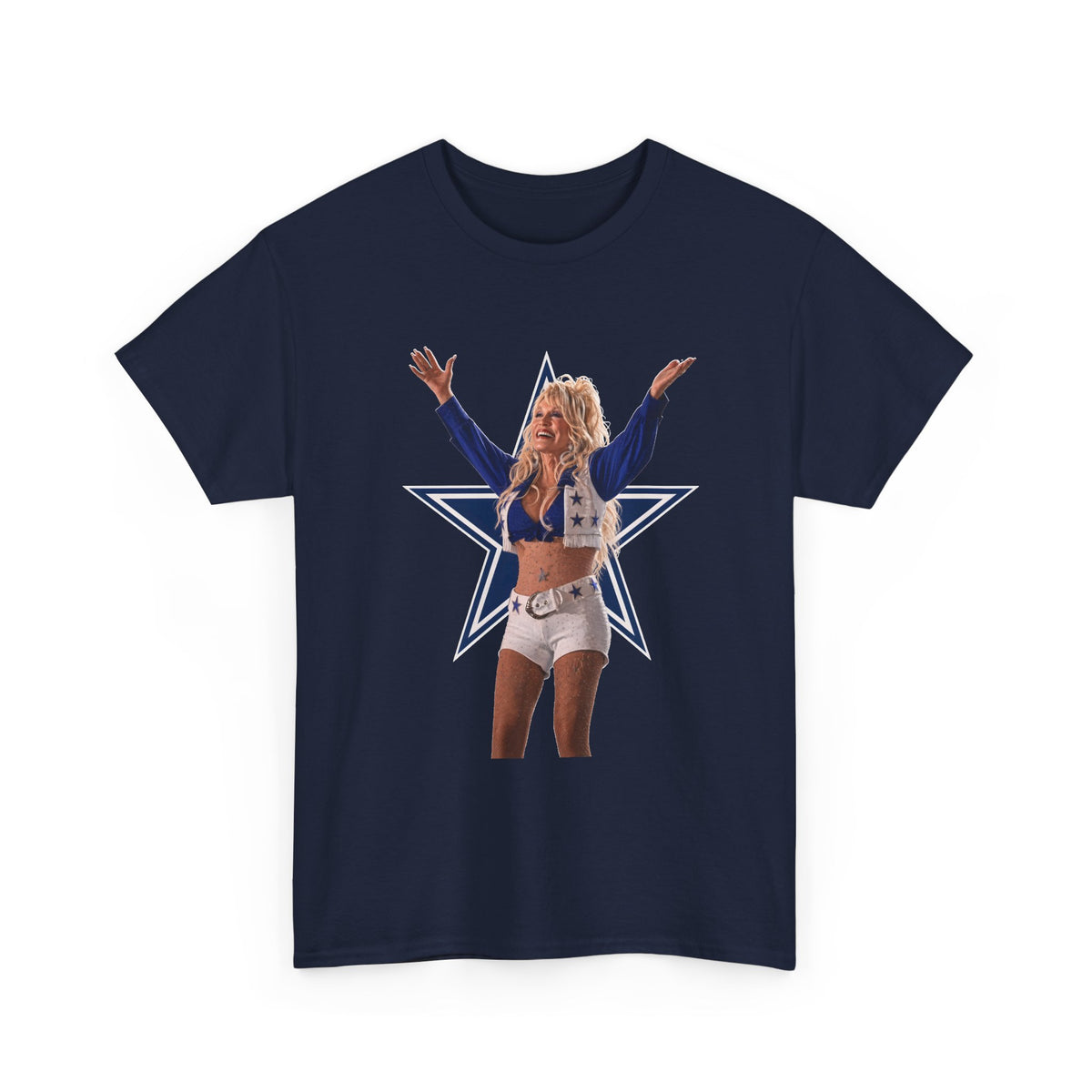 Dolly Cowboys Shirt for Women, Touchdown Season Game Day Tee, Cheer Coach Top, Football Mom Tshirt for Dallas Girl and Sister