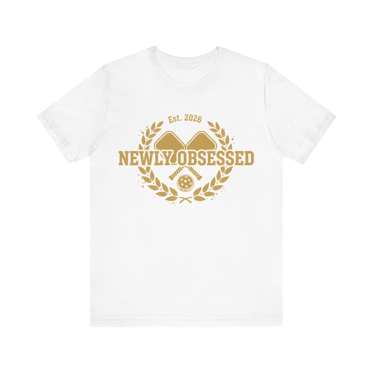Pickleball T-Shirt, Newly Obsessed Est 2026 Graphic Tee